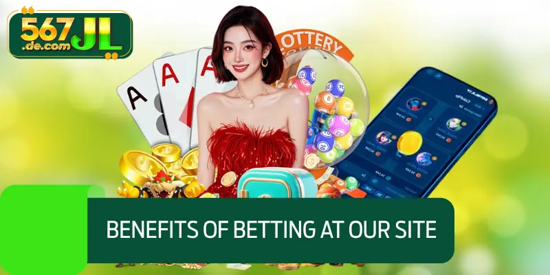 Benefits of betting at our site