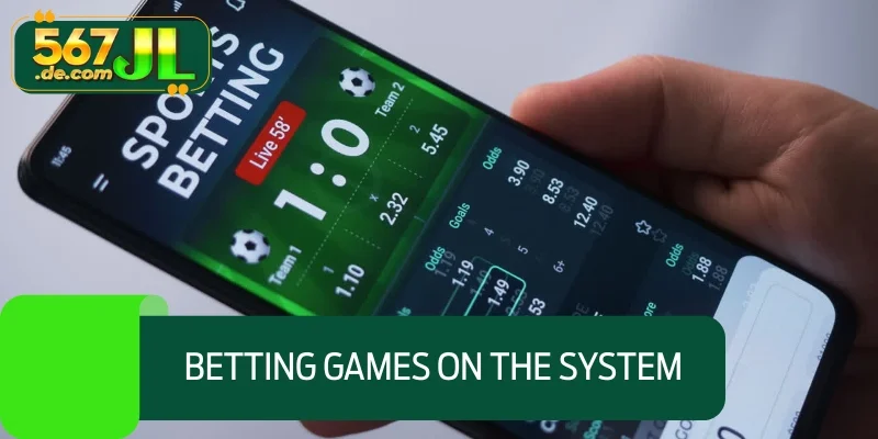 Some questions about betting games on the system